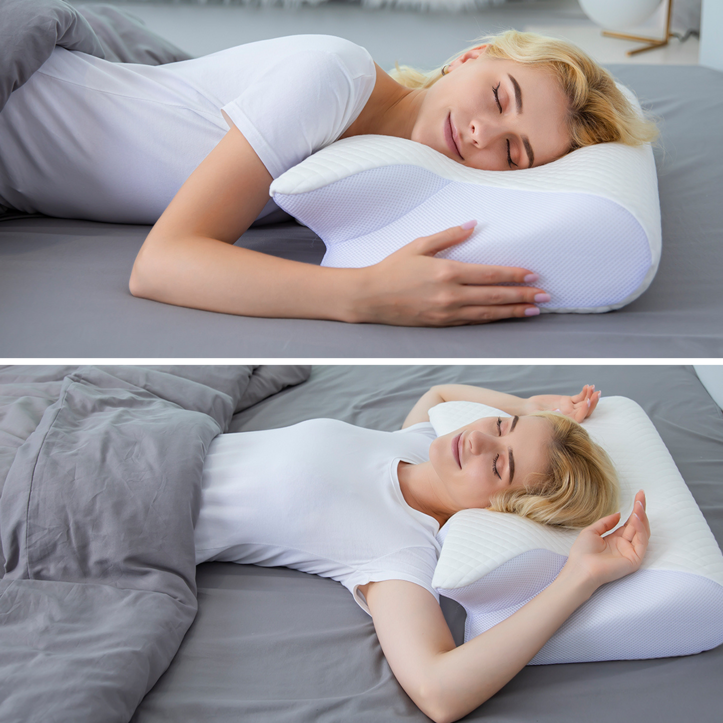 RestRelief Ergonomic Comfort Pillow