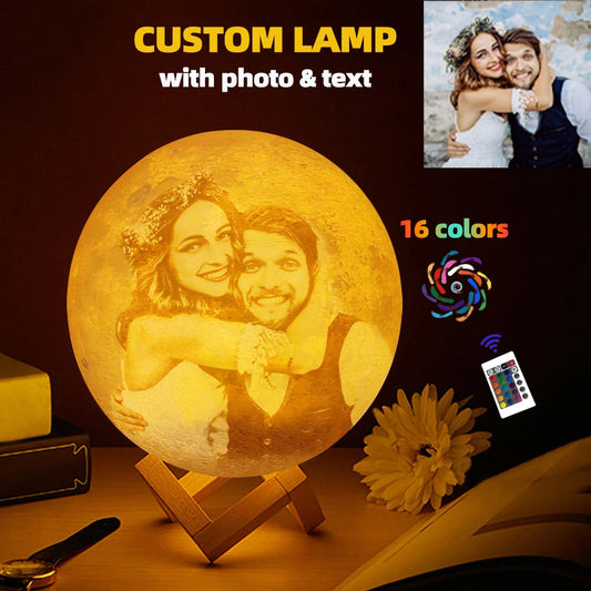 Personalized Moon Lamp Night Light